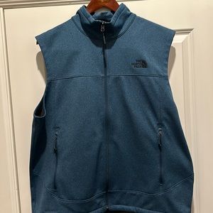 XL Blue The North Face Wind wall Ridge line soft shell vest
